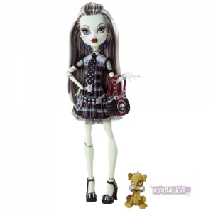 Кукла Monster High ( Монстер Хай) Френки Штейн базовая с питомцем .